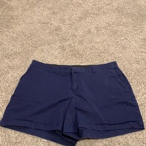 Lane Bryant navy blue shorts with pocket details